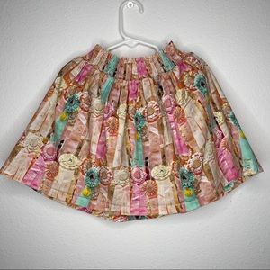 Paper wings horse ribbons medals skirt smocked girls Sz 6